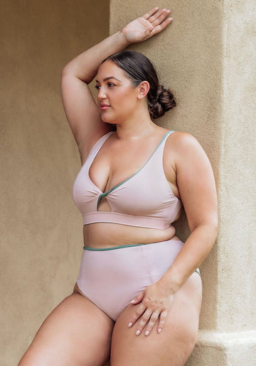 Mita High Waist Reversible Bikini Bottom - Jenna Bricher Swim