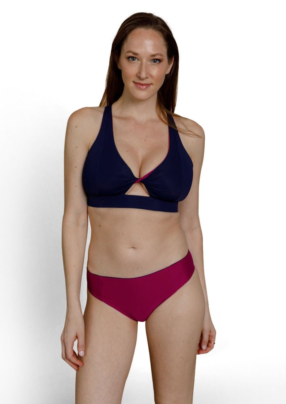 Palma Mid Rise Reversible Bikini Bottom - Jenna Bricher Swim